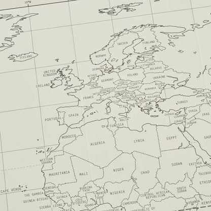 MARUMO PRINTING Self-Standing World Map - Blank - Additional product image