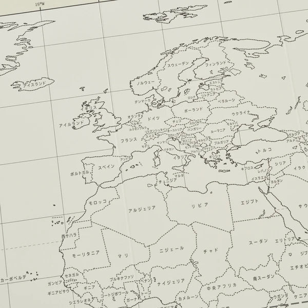 MARUMO PRINTING Self-Standing World Map - Blank - Additional product image