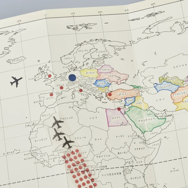 MARUMO PRINTING Self-Standing World Map - Blank - Additional product image