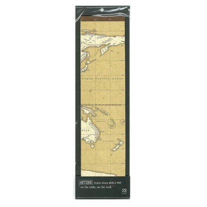 MARUMO PRINTING Self-Standing World Map - Antique - Additional product image