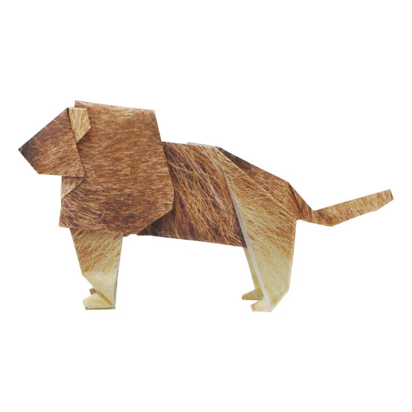 MARUMO PRINTING Animal Origami Paper - Zebra / Lion / Type B / Leopard - Additional product image