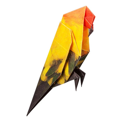 MARUMO PRINTING Animal Origami Paper - Sun Conure / Red Macaw / Toco Toucan / Tropical / Type E - Additional product image