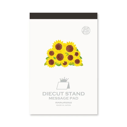 MARUMO PRINTING Die-Cut Stand Message Pad - Sunflower - Additional product image