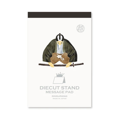 MARUMO PRINTING Die-Cut Stand Message Pad - Samurai - Additional product image