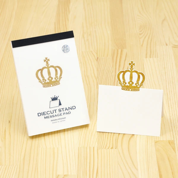 MARUMO PRINTING Die-Cut Stand Message Pad - Crown - Wholesale Pack