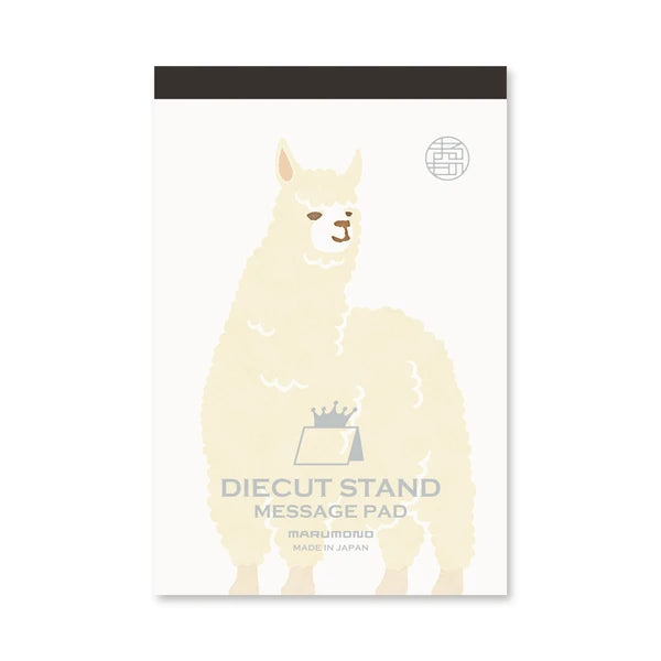 MARUMO PRINTING Die-Cut Stand Message Pad - Alpaca - Additional product image