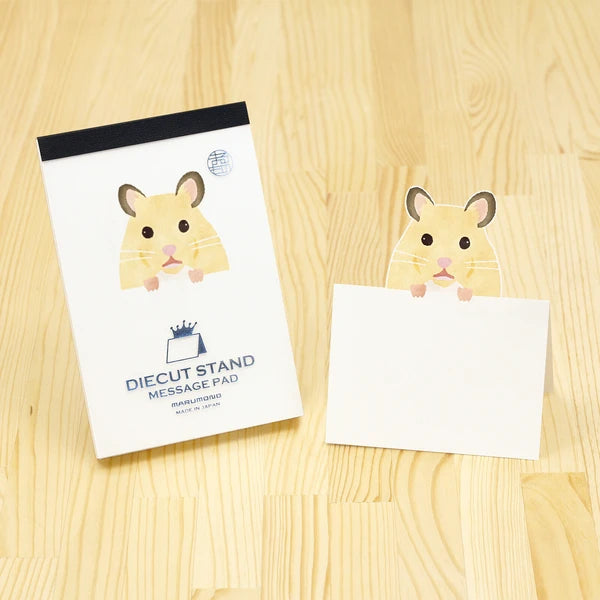 MARUMO PRINTING Die-Cut Stand Message Pad Animal Collection - Additional product image