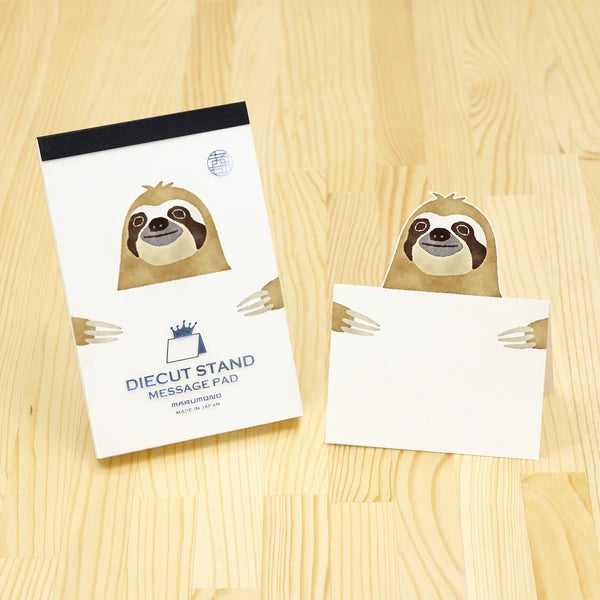 MARUMO PRINTING Die-Cut Stand Message Pad Animal Collection - Additional product image