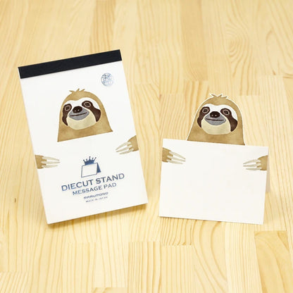 MARUMO PRINTING Die-Cut Stand Message Pad Animal Collection - Additional product image