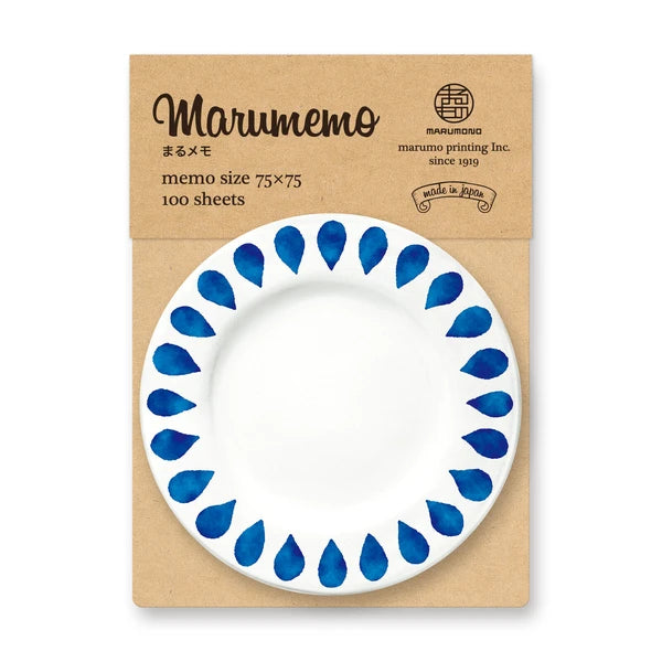 MARUMO PRINTING Maru Memo Nordic Plate Memo Pad Collection - Additional product image