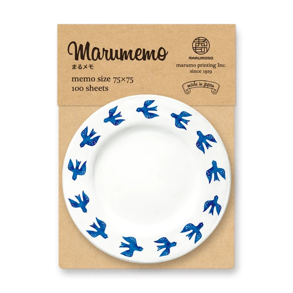MARUMO PRINTING Maru Memo Nordic Plate Memo Pad Collection - Additional product image