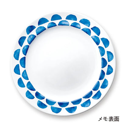 MARUMO PRINTING Maru Memo Nordic Plate Memo Pad Collection - Fish / Nordic