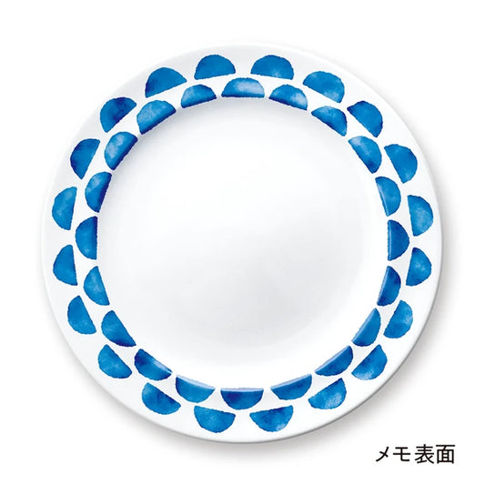 MARUMO PRINTING Maru Memo Nordic Plate Memo Pad Collection - Fish / Nordic