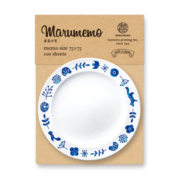 MARUMO PRINTING Maru Memo Nordic Plate Memo Pad Collection - Additional product image
