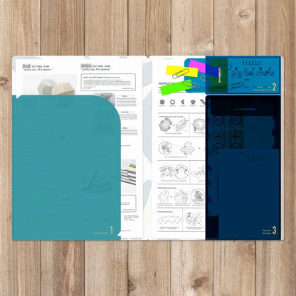 MARUMO PRINTING Pokeful A4 Pocket Clear File - Whale - Additional product image