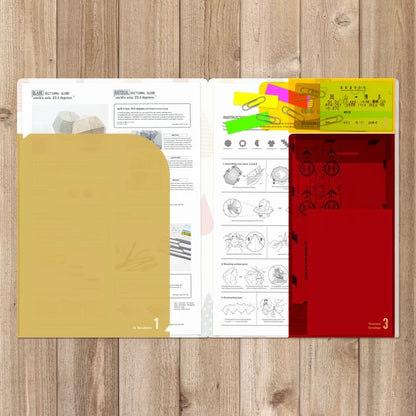 MARUMO PRINTING Pokeful A4 Pocket Clear File - Droplet - Additional product image