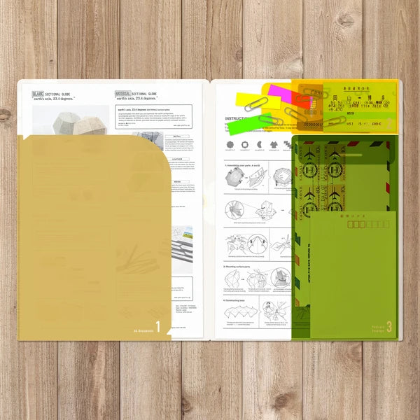 MARUMO PRINTING Pokeful Flower A4 Pocket Clear File - Additional product image