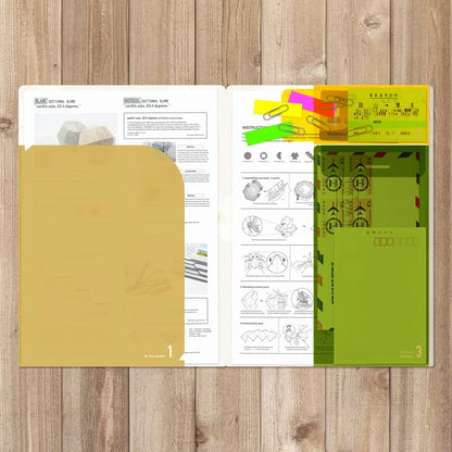 MARUMO PRINTING Pokeful Flower A4 Pocket Clear File - Additional product image