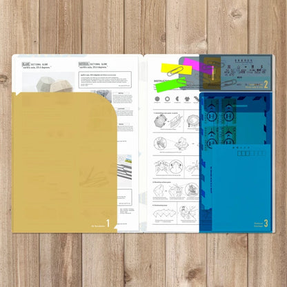 MARUMO PRINTING Pokeful A4 Pocket Clear File - Fish - Additional product image