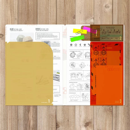 MARUMO PRINTING Pokeful A4 Pocket Clear File - Mushroom - Additional product image