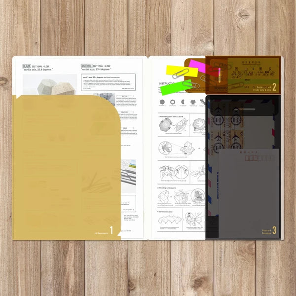 MARUMO PRINTING Pokeful A4 Pocket Clear File - Owl - Additional product image