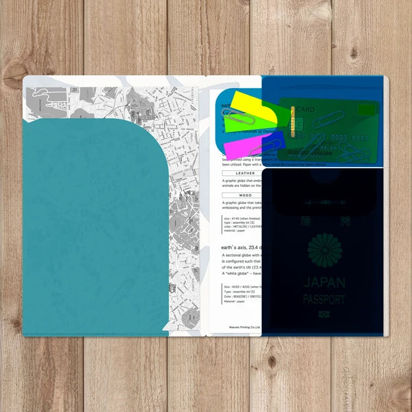 MARUMO PRINTING Pokeful A5 Mini Pocket Clear File - Whale / Mini - Additional product image