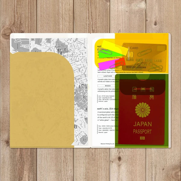 MARUMO PRINTING Pokeful Flower A5 Pocket Clear File - Additional product image