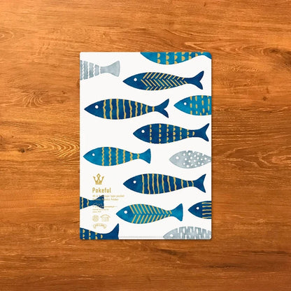 MARUMO PRINTING Pokeful Fish A5 Pocket Clear File - Additional product image