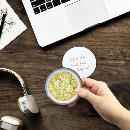 MARUMO PRINTING Udon Memo Pad - Sudachi Udon - Additional product image