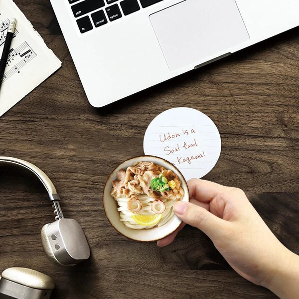 MARUMO PRINTING Udon Memo Pad - Beef Bukkake Udon - Additional product image