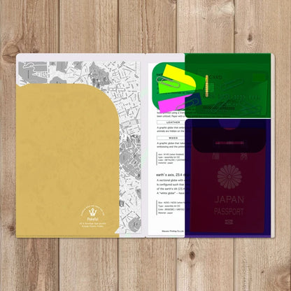 MARUMO PRINTING Pokeful A5 Mini Pocket Clear File - Night Forest / Vivid Color - Additional product image