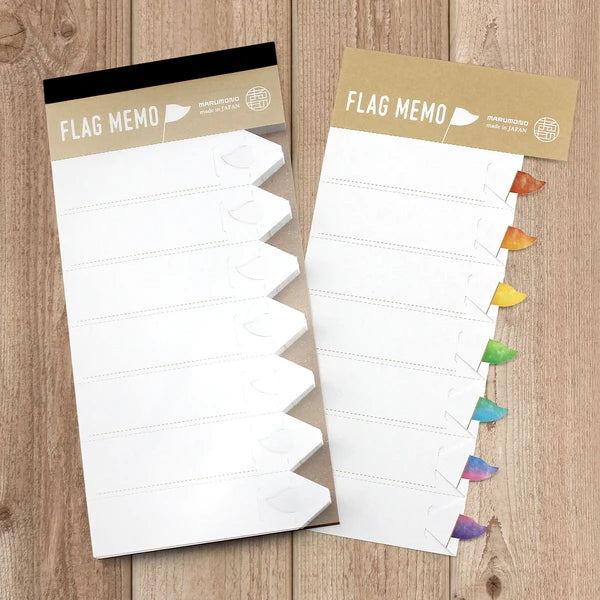 MARUMO PRINTING Flag To-Do Memo Pad - Rainbow - Wholesale Pack