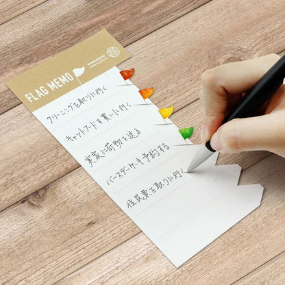 MARUMO PRINTING Flag To-Do Memo Pad - Rainbow - Additional product image
