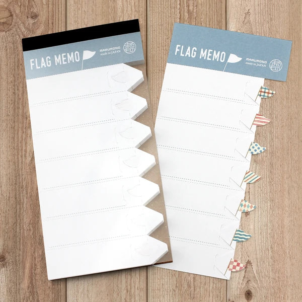 MARUMO PRINTING Flag To-Do Memo Pad - Pattern - Wholesale Pack