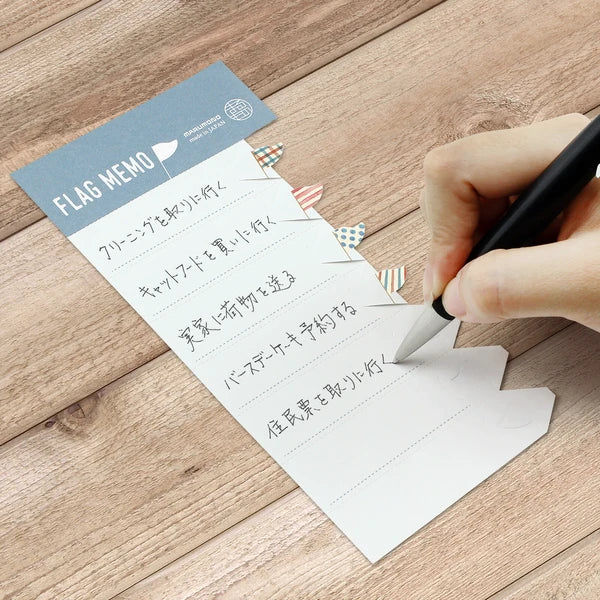 MARUMO PRINTING Flag To-Do Memo Pad - Pattern - Additional product image