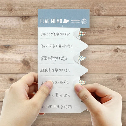 MARUMO PRINTING Flag To-Do Memo Pad - Pattern - Additional product image