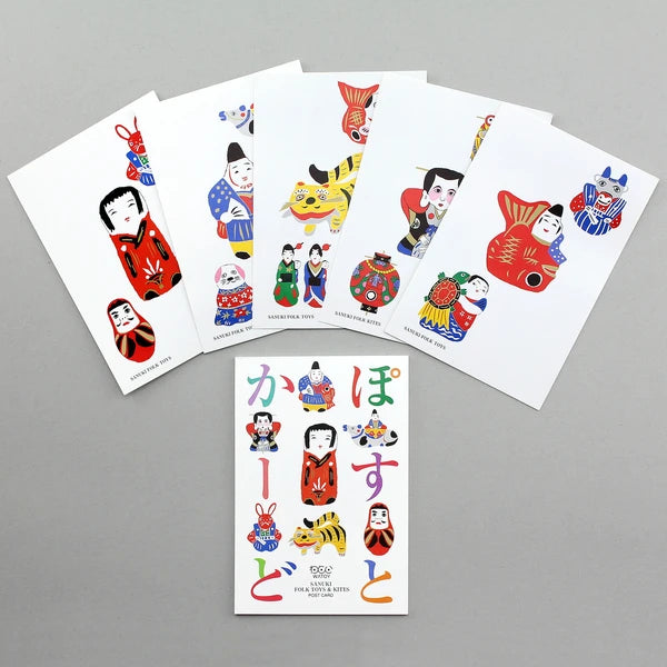 MARUMO PRINTING WATOY Japanese Pattern Postcard Set - Wholesale Pack