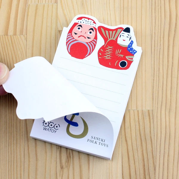 MARUMO PRINTING WATOY Japanese Pattern Memo Pad A - Additional product image
