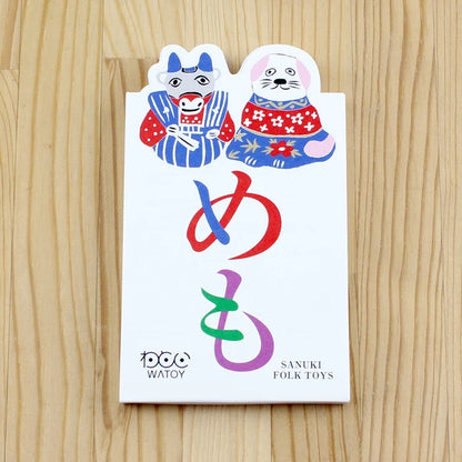 MARUMO PRINTING WATOY Japanese Pattern Memo Pad C - Wholesale Pack
