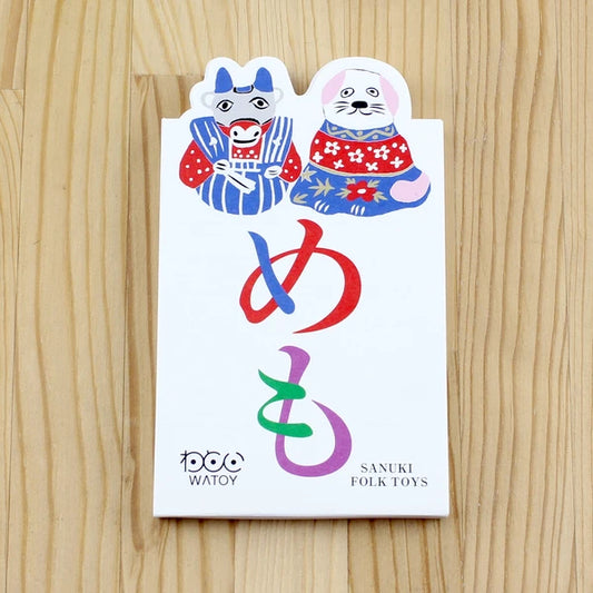 MARUMO PRINTING WATOY Japanese Pattern Memo Pad C - Wholesale Pack