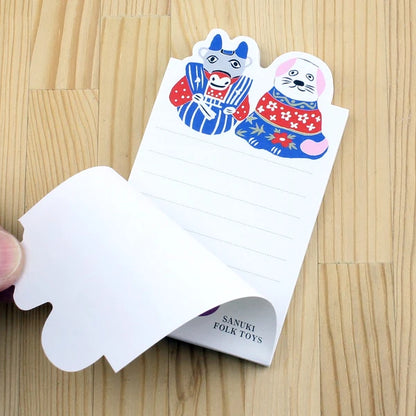 MARUMO PRINTING WATOY Japanese Pattern Memo Pad C - Additional product image