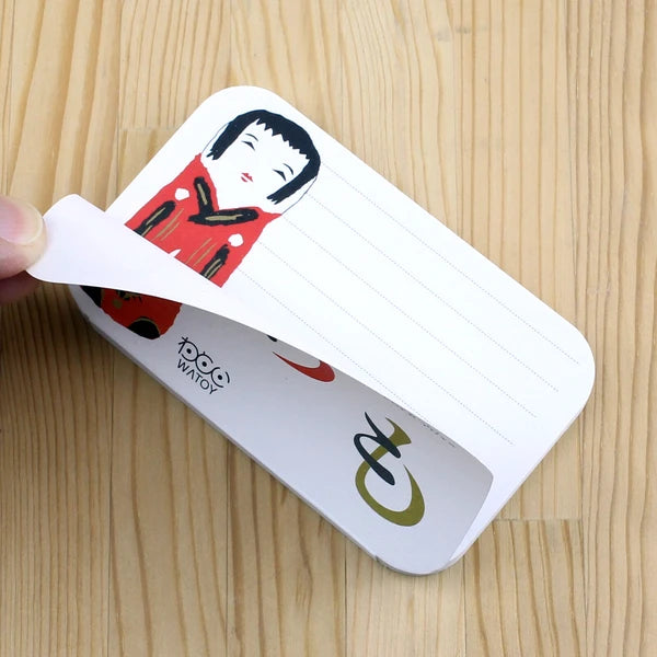 MARUMO PRINTING WATOY Japanese Pattern Memo Pad D - Additional product image