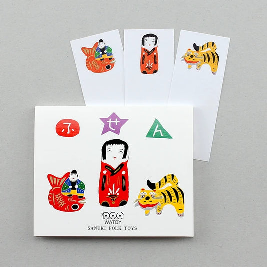 MARUMO PRINTING WATOY Japanese Pattern Sticky Notes Set - Wholesale Pack