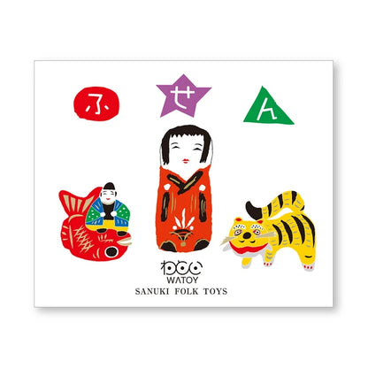 MARUMO PRINTING WATOY Japanese Pattern Sticky Notes Set - Additional product image