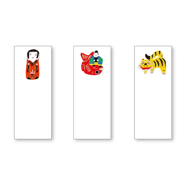 MARUMO PRINTING WATOY Japanese Pattern Sticky Notes Set - Additional product image