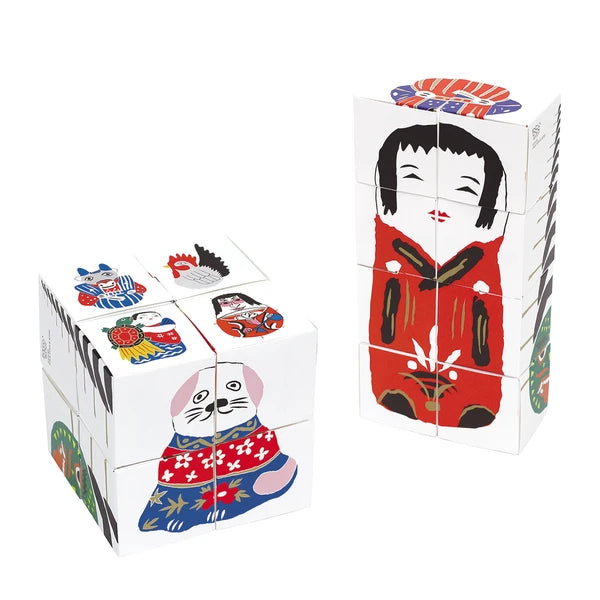 MARUMO PRINTING WATOY Sanuki Folk Toy Paper Cubes - Wholesale Pack