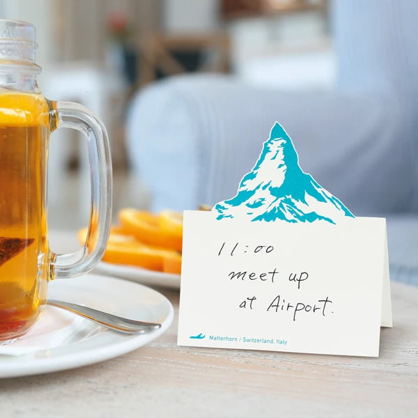 MARUMO PRINTING Pop-Up World Memo Pad - Matterhorn - Additional product image
