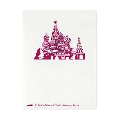 MARUMO PRINTING Pop-Up World Memo Pad - Saint Basil's Cathedral - Additional product image