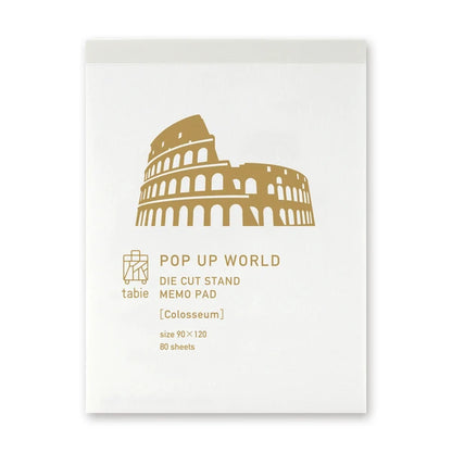 MARUMO PRINTING Pop-Up World Memo Pad - Colosseum - Additional product image