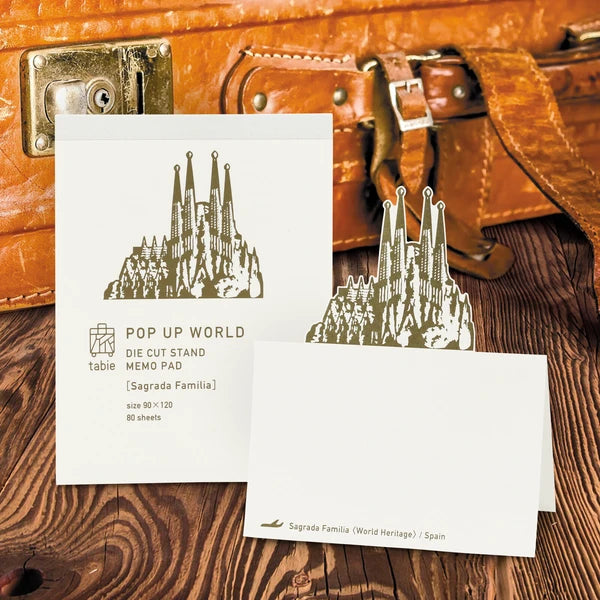 MARUMO PRINTING Pop-Up World Memo Pad - Sagrada Familia - Wholesale Pack